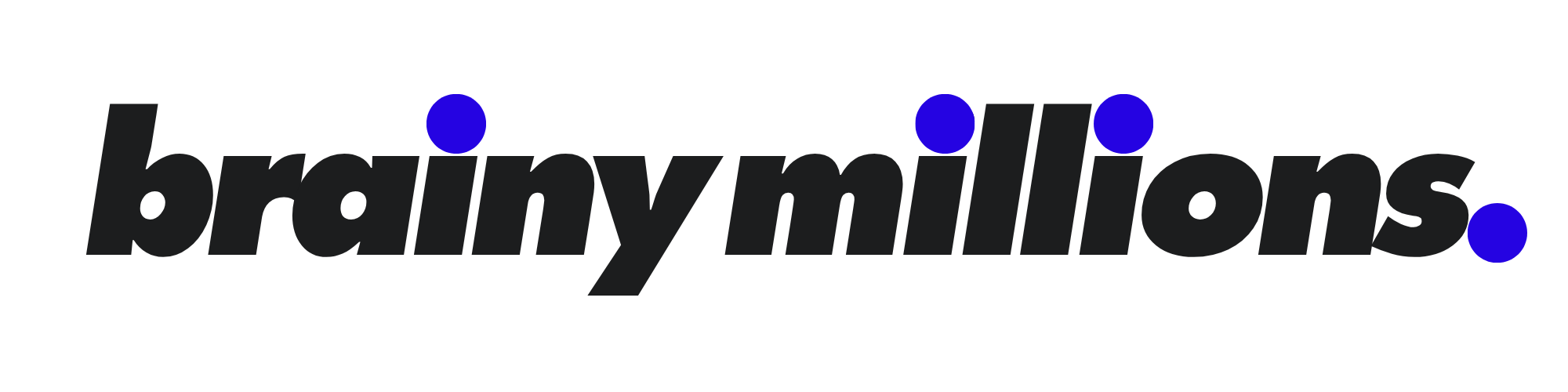 Brainy Millions logo — personal finance blog about blogging, making money online, side hustle, remote jobs