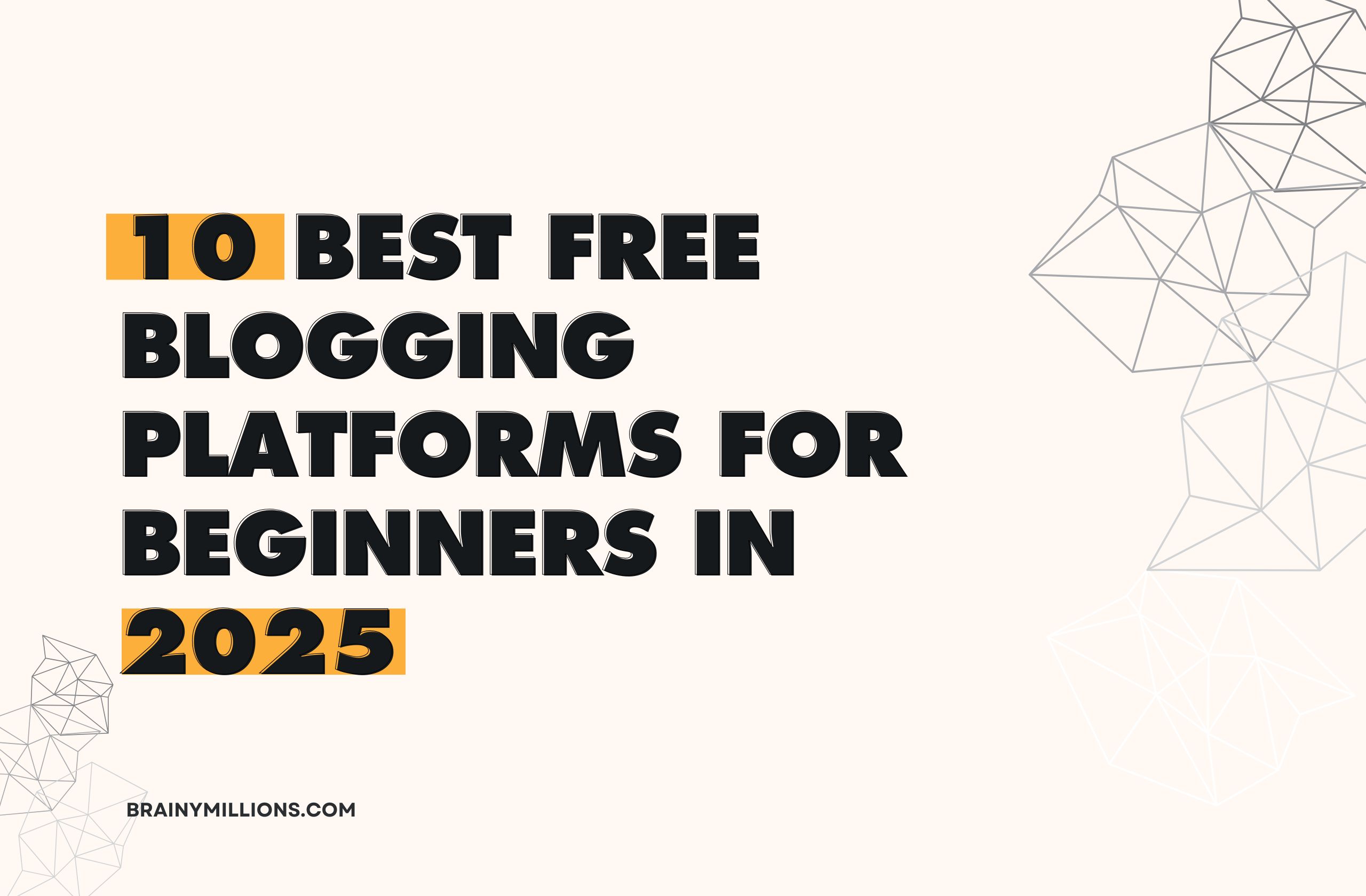 free blogging platforms for beginners